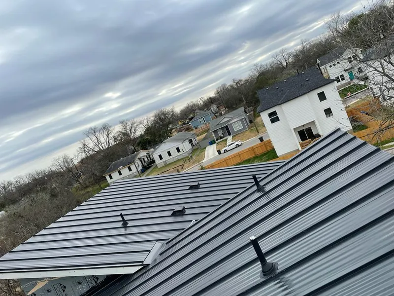 Standing seam metal roof panels with vents for Skylight Repair in Manitowoc
